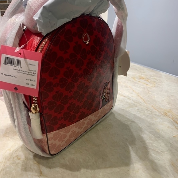 Kate Spade ♠️ Tom & Jerry Convertible Mini Backpack - Picture 8 of 8